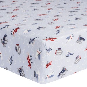 Trend Lab Flannel Fitted Crib Sheet - 1 of 4
