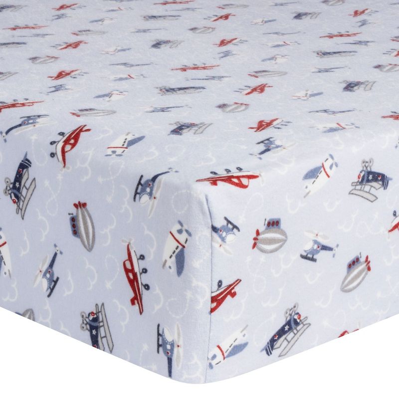 Trend Lab Flannel Fitted Crib Sheet, 1 of 7