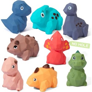 9-Pack Dinosaur Bath Toys, Mold-Free No-Hole Sealed Set for Babies and Toddlers - 1 of 4