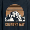 Men's - Instant Message - Country Way Long Sleeve Graphic T-Shirt - 2 of 4