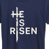Women's - Instant Message - He Is Risen Short Sleeve Graphic T-Shirt - 2 of 4