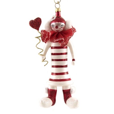 Italian Ornaments 7.0 Inch Funny Valentine Ornament Christmas Circus Tree Ornaments