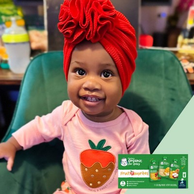 Organic Fruit and Veggie Puree Variety Pack for Babies