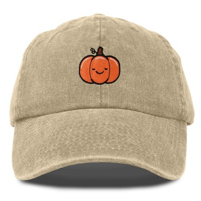 Dalix Baby Pumpkin Embroidered Cotton Baseball Cap Adjustable Dad Hat Womens