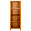 vidaXL 4-Tier Bookcase 45x22x110 cm Solid Oak Wood - 2 of 4
