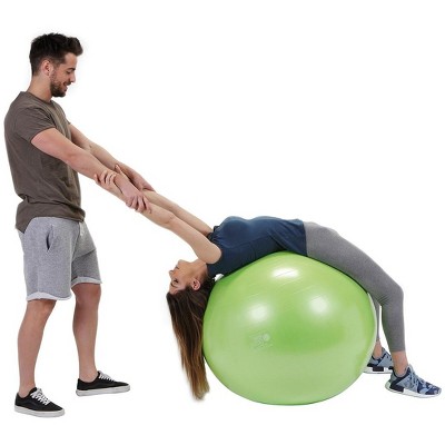 Gymnic Physio Plus 95 Inflatable Physiotherapy and Balancing Ball - Green
