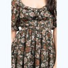 August Sky Women's Floral Print Mini Dress - image 4 of 4