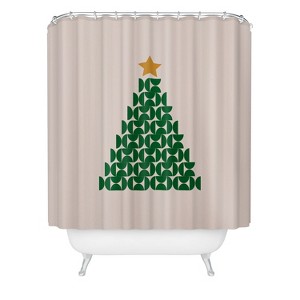 Daily Regina Designs Winter Market 05 Festive Christmas Shower Curtain - Deny Designs - 1 of 3