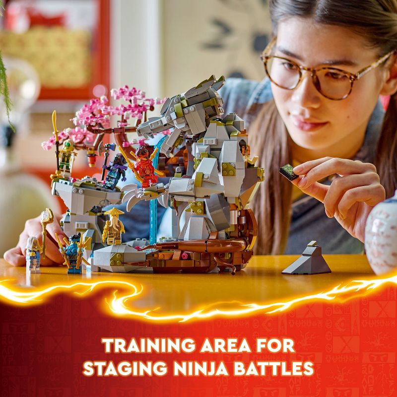 LEGO NINJAGO Dragon Stone Shrine Build and Display Ninja Toy 71819, 5 of 8