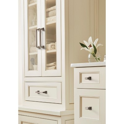 Gunmetal 3-Inch Traditional Industrial Cabinet Pull