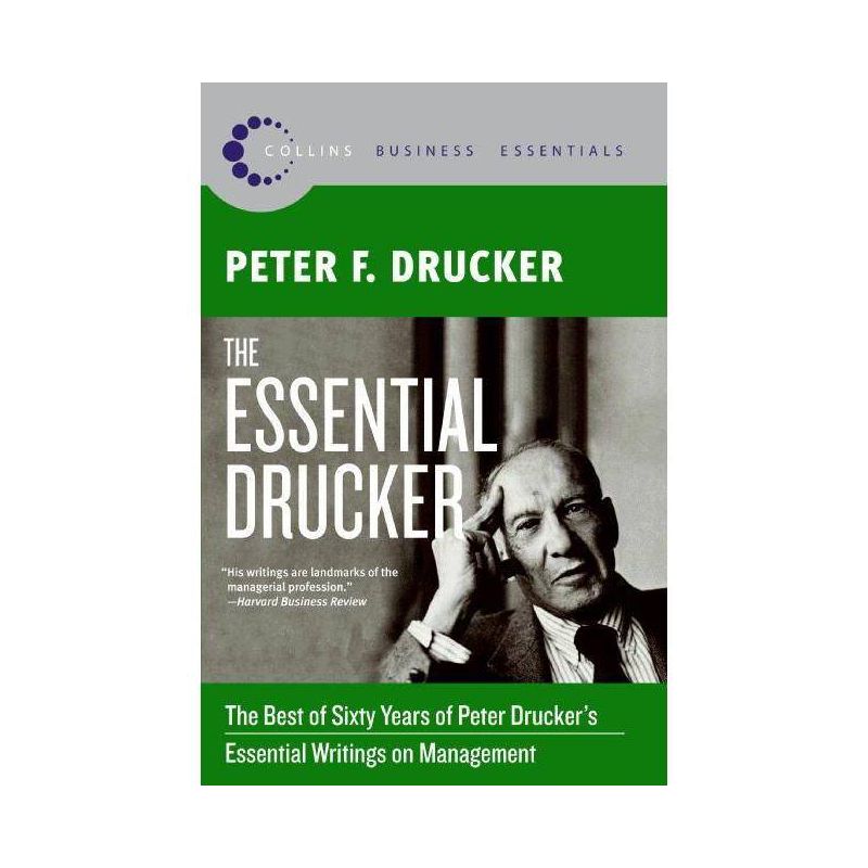 The Essential Drucker - (Collins Business Essentials) by  Peter F Drucker (Paperback), 1 of 2