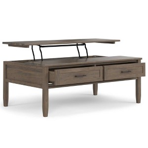 WyndenHall Cantina Lift Top Coffee Table Smoky Brown - 1 of 4