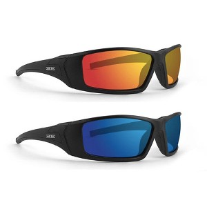 2 Pairs of Epoch Eyewear Epoch 3 Sunglasses with Red, Blue Mirror Lenses - 1 of 4