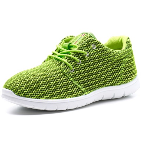 Mesh Lace Up Mens Closed Shoes