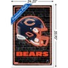Trends International NFL Chicago Bears - Neon Helmet 23 Framed Wall Poster Prints - 3 of 4