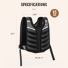 SUGIFT Weighted Vest for Men & Women – Adjustable Straps, Breathable Fabric for Running, Cardio, and Strength Training - 3 of 4