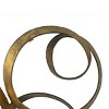 GlasFlength Wall Art Leaf Wall Decor Simple Decorative Wall Sculpture Rustic Wall Art Decoration for Living Room, Gold, 38.4"*21.8"*4.4" - 4 of 4