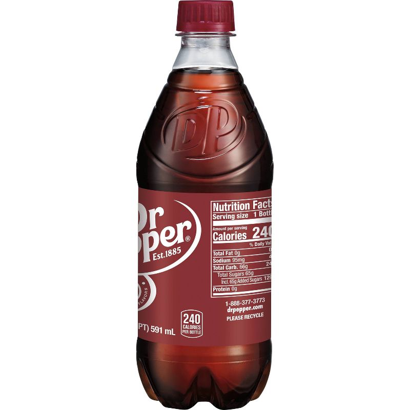 Dr Pepper Soda - 20 fl oz Bottle, 5 of 8