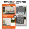 VEVOR Retractable Side Awning, 71''x 236'' Aluminum Outdoor Privacy Screen, 280g Polyester Water-proof Retractable Patio Screen, Beige - 4 of 4