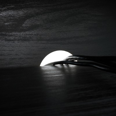 Black and Gold Two-Level Media Stand with Metal Accents