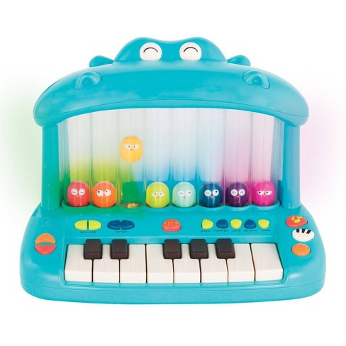 B. Toys Toy Piano For Kids Hippo Pop : Target