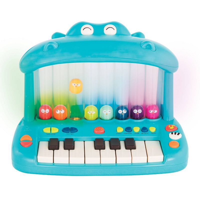 B. toys Toy Piano for Kids Hippo Pop, 1 of 12