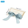 Unique Bargains Wedding Vows Books Ribbon Card 6.7x4.7 Inch 2 Pcs - 2 of 4