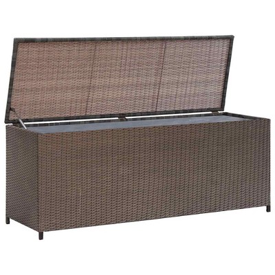 vidaXL Storage Chest Brown