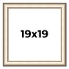 PosterPalooza | Square Contemporary Silver Picture Frame - UV Acrylic, Foam Board Backing, Hanging Hardware - 2 of 4