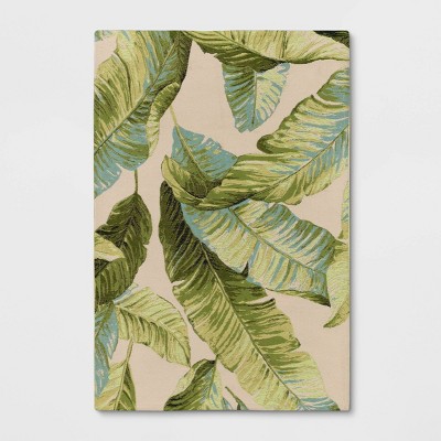 Vacation Tropical Outdoor Rug Green - Threshold™