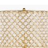 LumiSource Topaz 27" Glam/Art Deco Table Lamp: Clear K9 Crystal, Gold Metal, UL Listed - 4 of 4