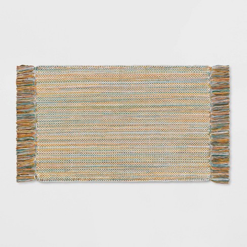 Woven on sale bath mat