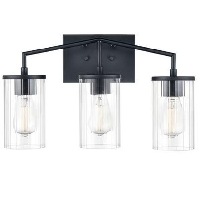 Millennium Lighting Beverlly 3 - Light Vanity in  Matte Black