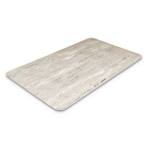 Crown Cushion-Step Marbleized Rubber Mat, 36 x 72, Gray - 1 of 1