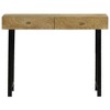 vidaXL Console Table Solid Mango Wood 40.2"x11.8"x31.1" - 2 of 4