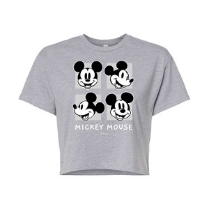 Women's - Disney - Mickey & Friends Cropped Graphic T-Shirt - 1 of 4