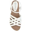 Journee Collection Womens Kimmie Ankle Strap Flat Sandals - 4 of 4