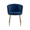 Meridian Furniture,Skylar Velvet Dining Chair, Set of 2 - 3 of 4