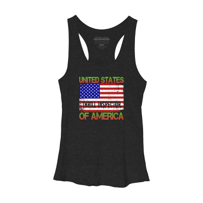 Women's Design By Humans Halloween Thrill Inspector Funny USA Military Soldier Veteran Un By TeeShirtMadness Racerback Tank Top