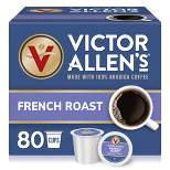 Victor Allen's Coffee French Roast Single Serve Coffee Pods, 80 Ct