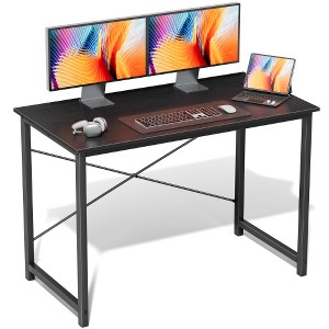 Lyngins Multi-Purpose Wooden Computer Office Desk, Modern Computer Desk & Gaming Desk, Writing Desk with X-Shaped Reinforcement for Home/Study - 1 of 3