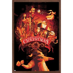 Trends International The Nightmare Before Christmas - Red Group Framed Wall Poster Prints - 1 of 4