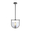Artcraft Lighting Cheshire 1 - Light Pendant in  Black/Nickel - 4 of 4