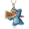 Disney Stitch Pizza Blue Enamel Character Pendant - 3 of 4