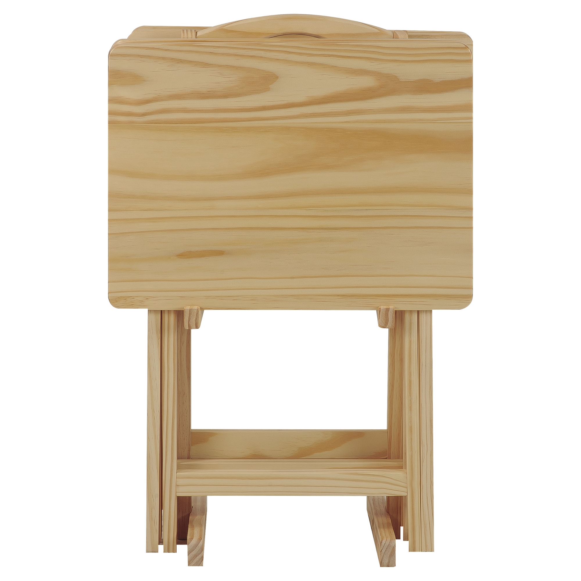 5pc Tray Table Set Natural - Flora Home