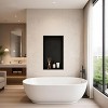 Stainless Steel Shower Niche, 24"X12" Recessed Wall Niche, Matte Black No Tile Needed Shower for Bathroom Storage - 2 of 4