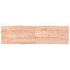 vidaXL Table Top Light Brown 70.9"x19.7"x(0.8"-1.6") Treated Solid Wood Live Edge - 2 of 4