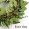 Wreaths Front Door 22 inch Greenery Wreath with Eucalyptus Olive Boxwood Leaves Spring Summer All Season Home Outdoor Decoration - 4 of 4