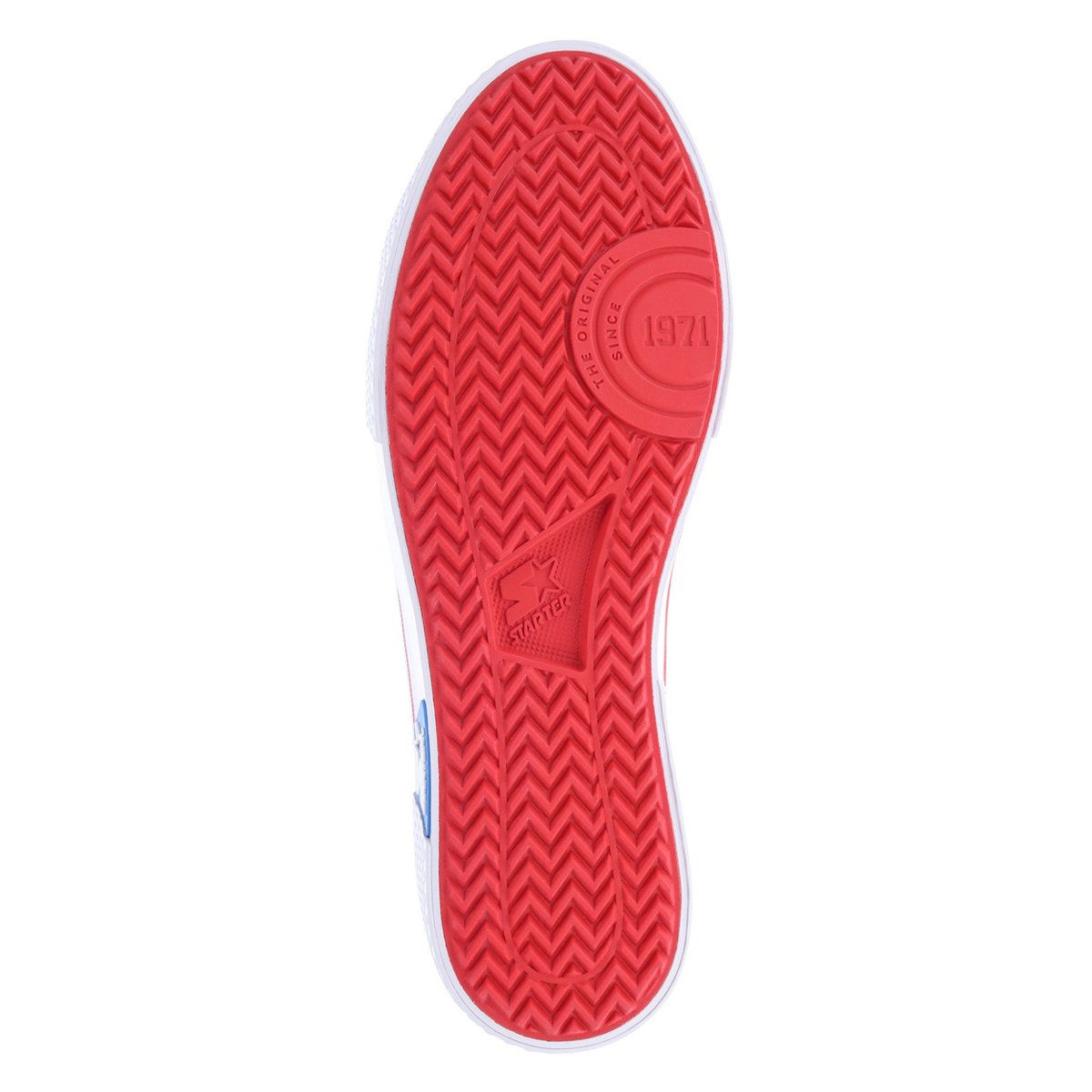 Мужские Starter Mens Tradition 71 Low Canvas Lowtop Sneaker, Blue/Red, Size 11 — фото 4
