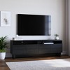 RealRooms Nivelle 4-Door TV Stand Console for TVs up to 75" - 3 of 4